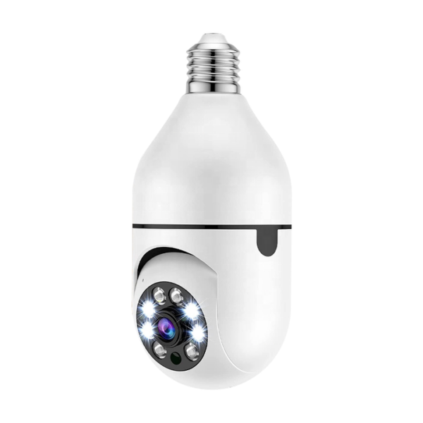 360 PTZ Rotation Two-Way Home CCTV Wifi Detection Bulb Cameras