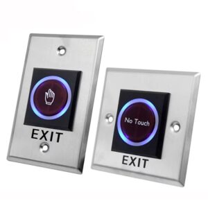 Exit Button for Biometric Door Access Control